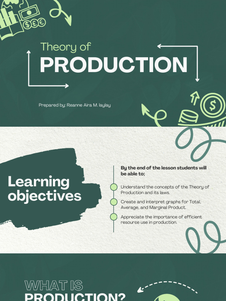 Understanding the Theory of Production | PDF | Long Run And Short Run ...