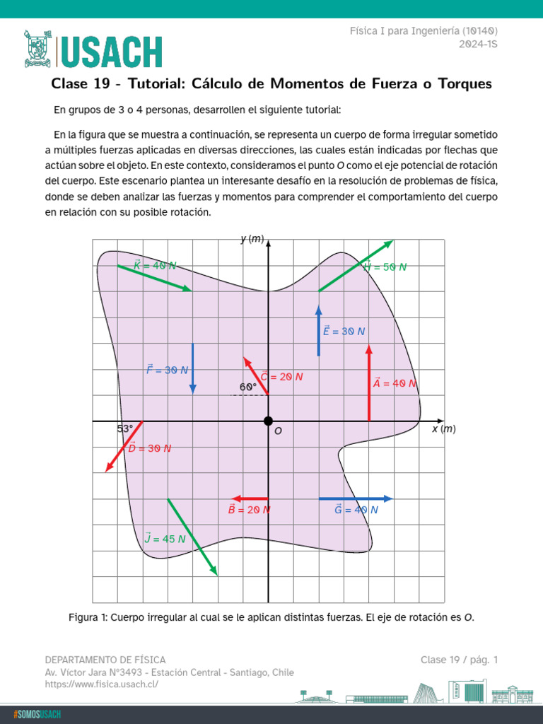 Cálculo de Momentos de Fuerza en Física | PDF | Esfuerzo de torsión ...