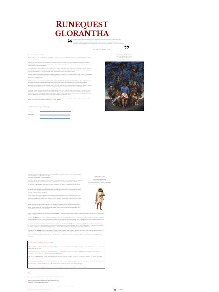 Glorantha : Univers et Mythologie de Runequest | PDF | Terre