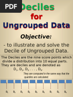 Understanding and Calculating Deciles | PDF | Interpolation | Applied ...