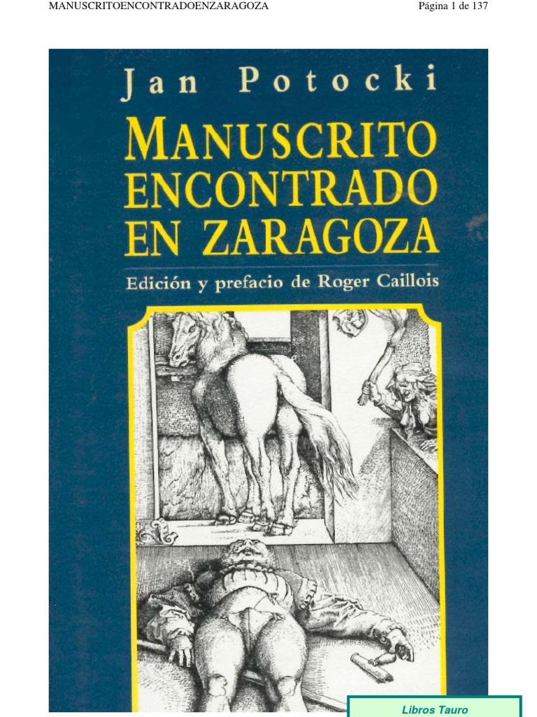 Potocki Jan - Manuscrito Encontrado en Zaragoza | PDF