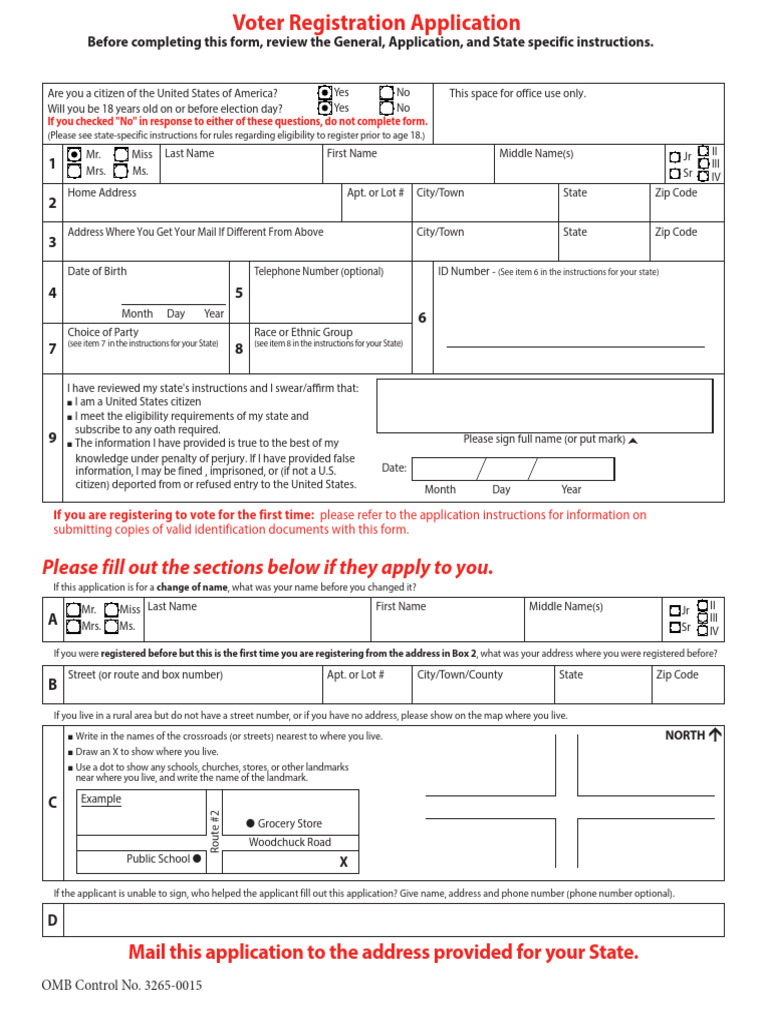 Votemail | PDF | Voter Registration | Identity Document