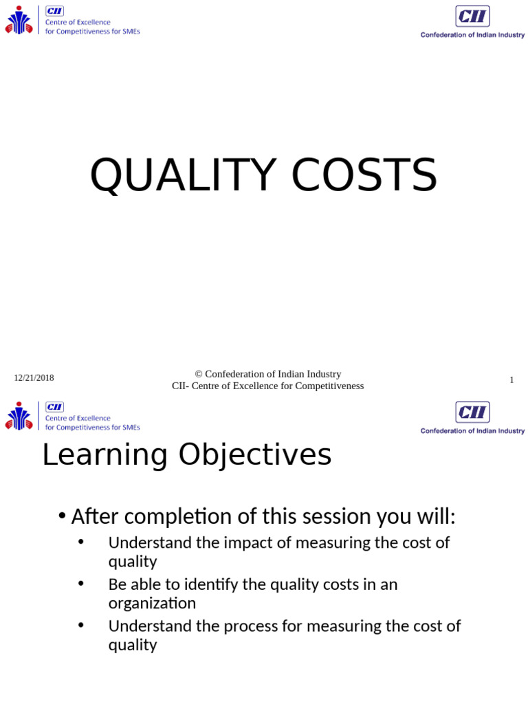 COPQ Training (002) | PDF | Software Bug | Business