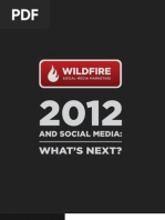 Download Wildfire 2012 Social Marketing Trend Forecast by Rudy Joffroy SN80946324 doc pdf
