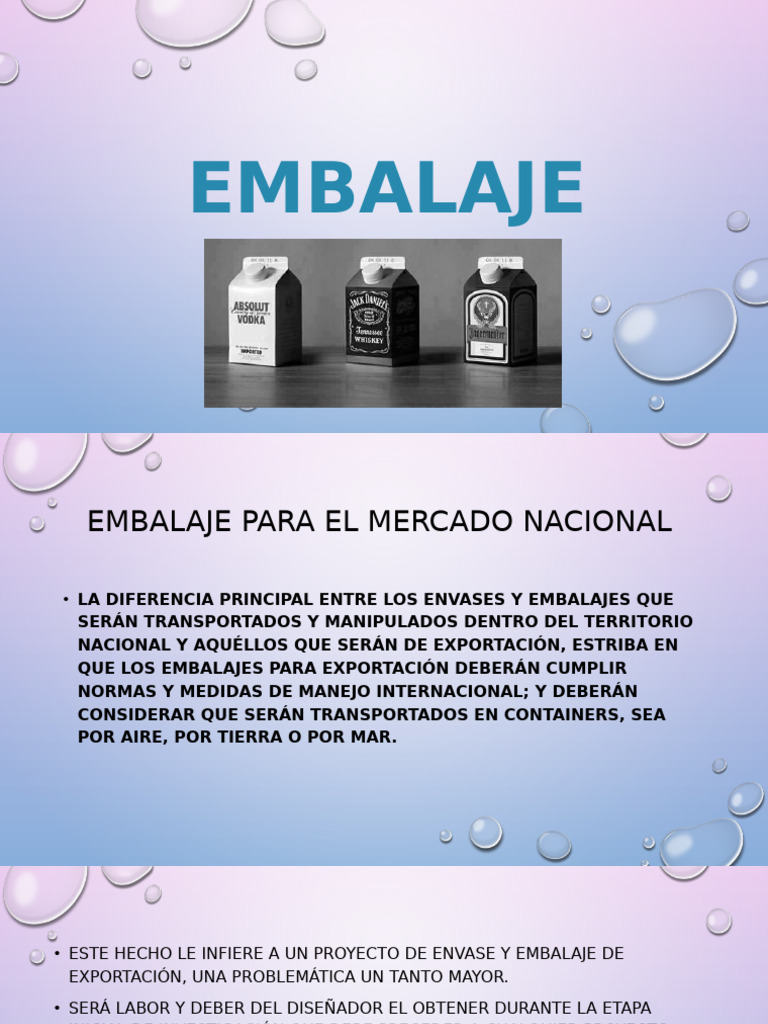 Empaque y El Embalaje | PDF | Organización internacional para la ...