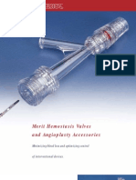 Merit Hemostasis Valves and Angioplasty Accessories