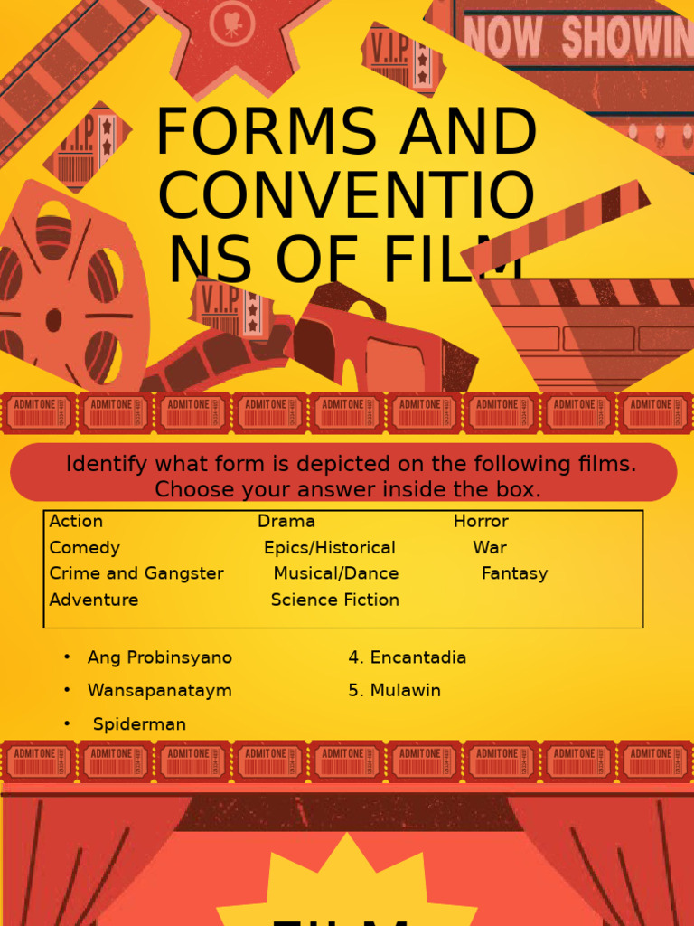 Identifying Film Forms: Adventure Focus | PDF