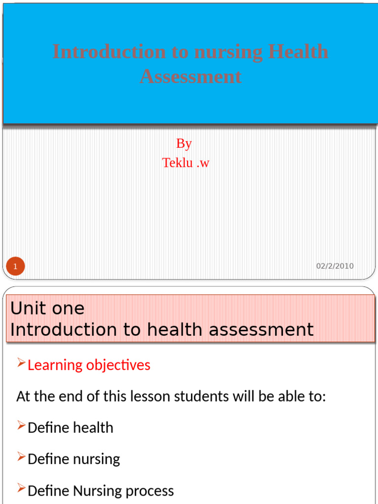 1 Introduction | PDF | Medical Diagnosis | Nursing