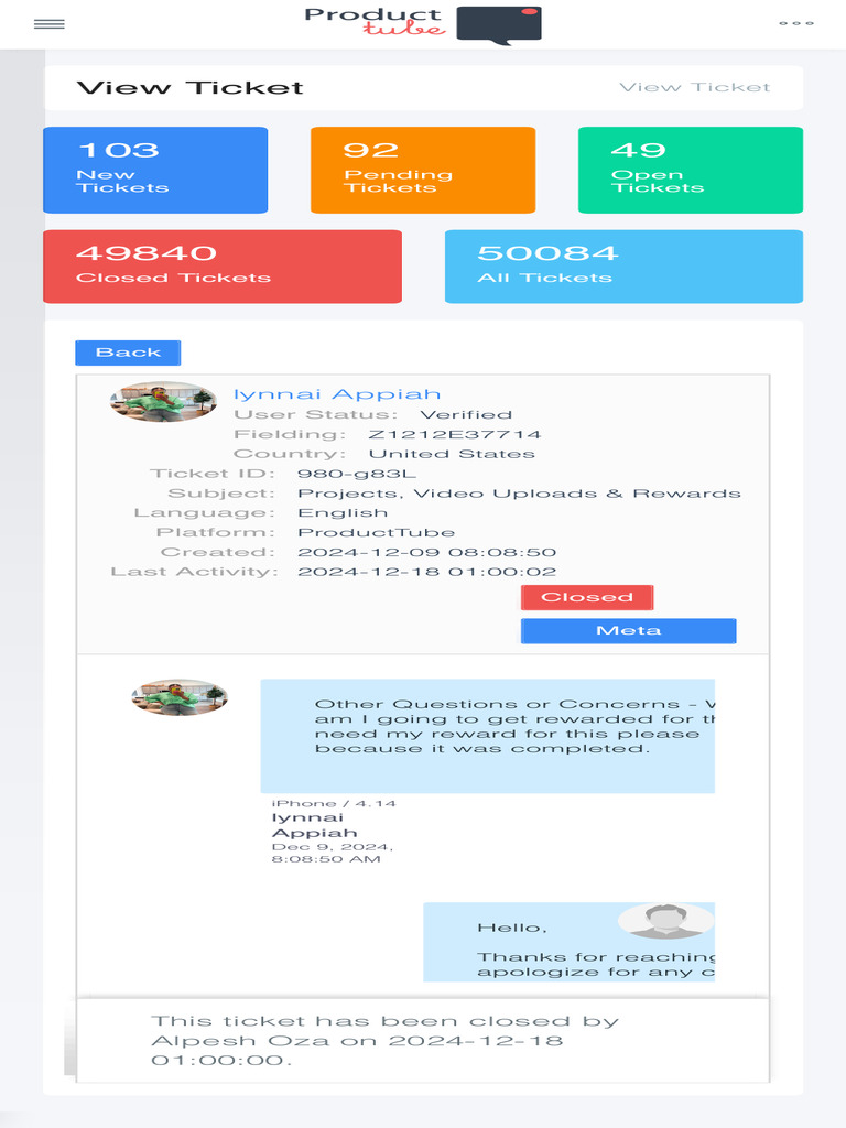 View Ticket | PDF