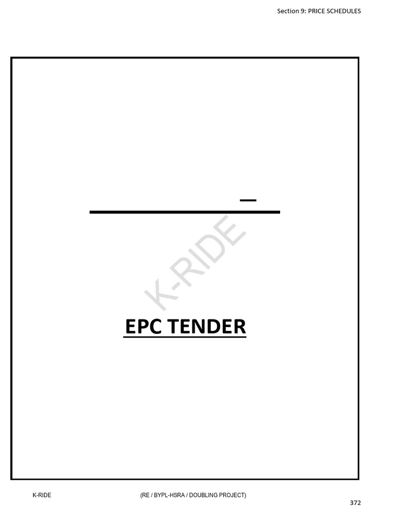 Revised Section 9 Price Schedule | PDF | Concrete | Electrical Substation