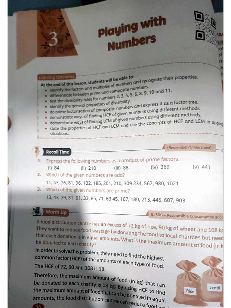 Maths CH 3 | PDF