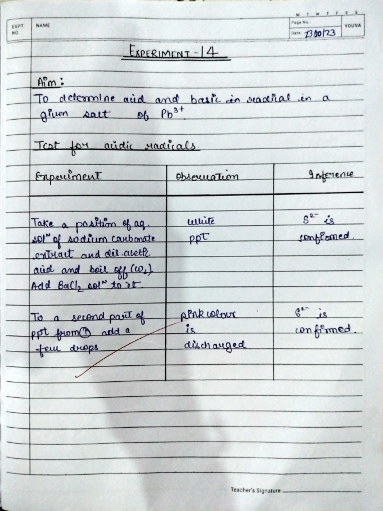 Chemistry Lab Experiments Pdf