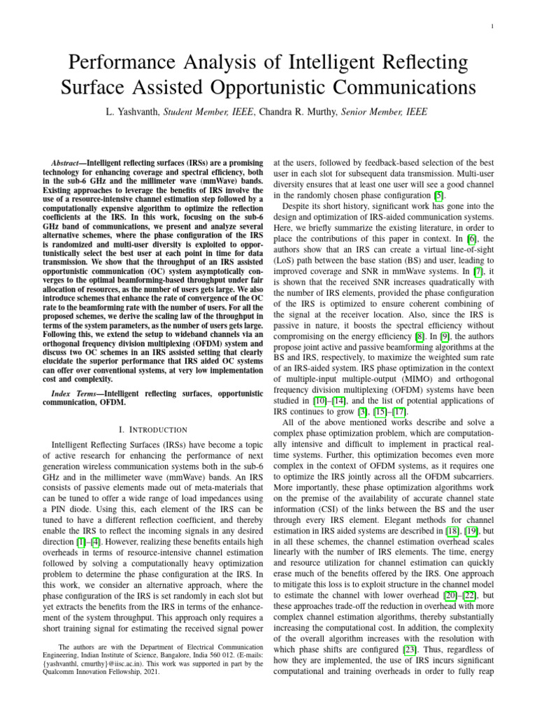 2203.06313v3 | PDF | Orthogonal Frequency Division Multiplexing | Mimo