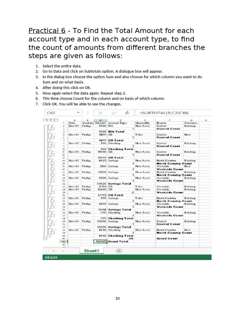 practical class 10 it 1 | PDF