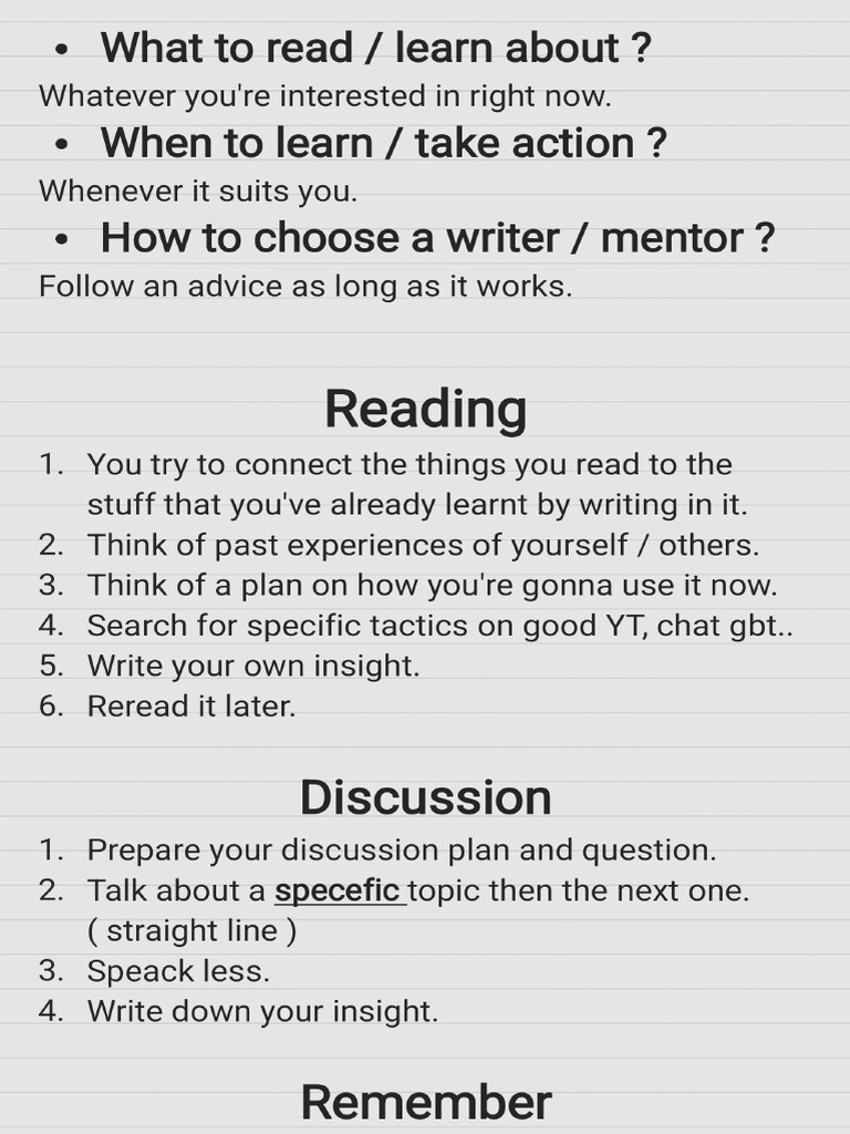 How to learn pdf