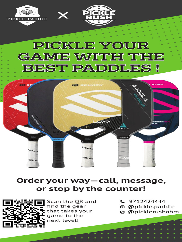 Upgrade Your Game with Top Pickle Paddles | PDF