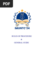 MUN Rules and Session Types Explained | PDF | United States House Of ...