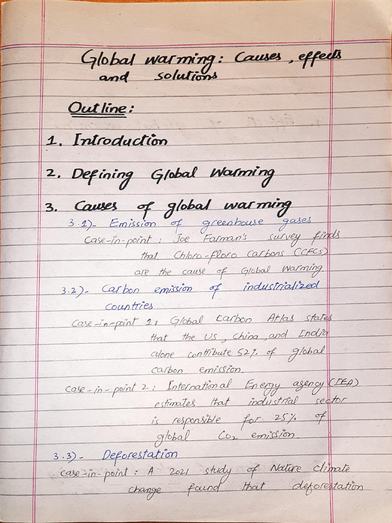 Global Warming - Causes, Effects, and Solutions | PDF