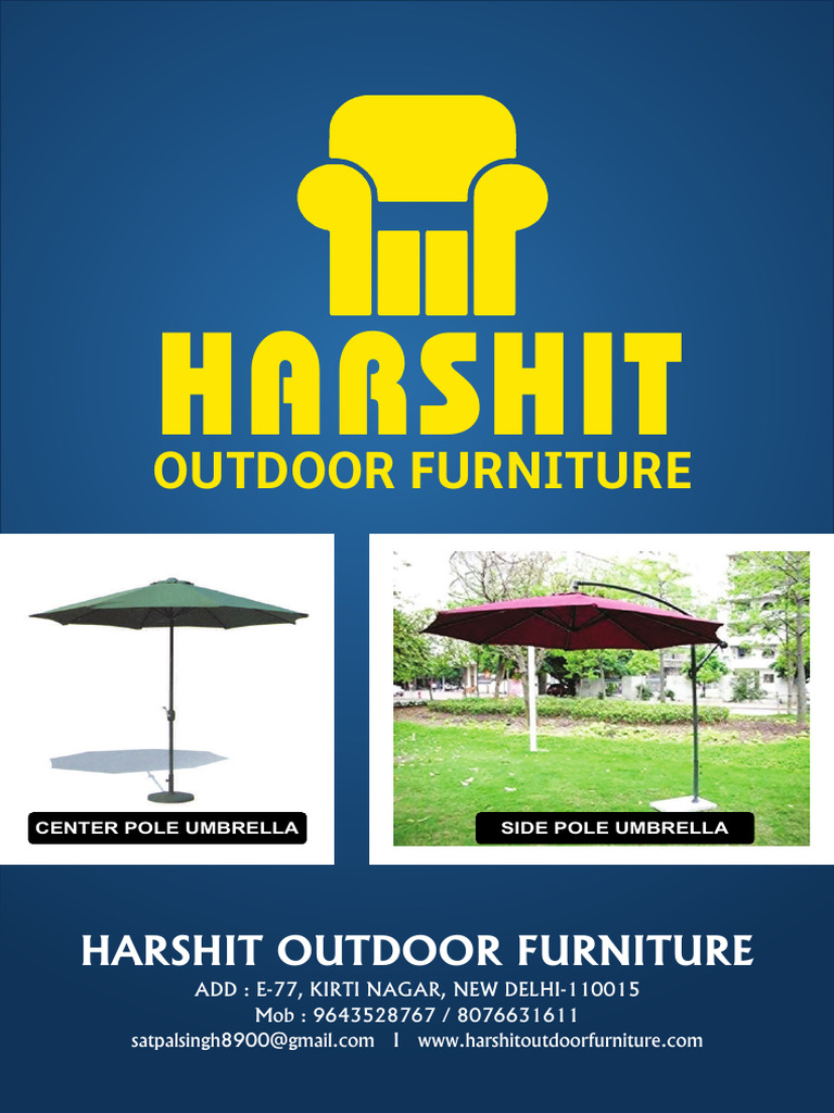 Harshit Outdoor Furniture Catalog | PDF