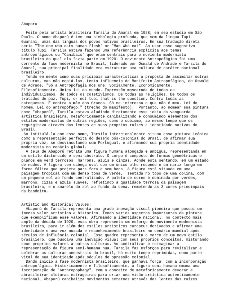 Abaporu pdf