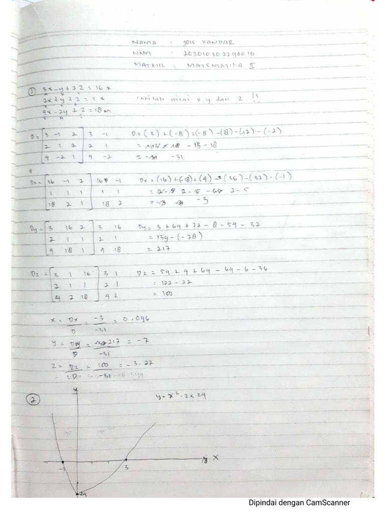 Tugas Matematika Pdf