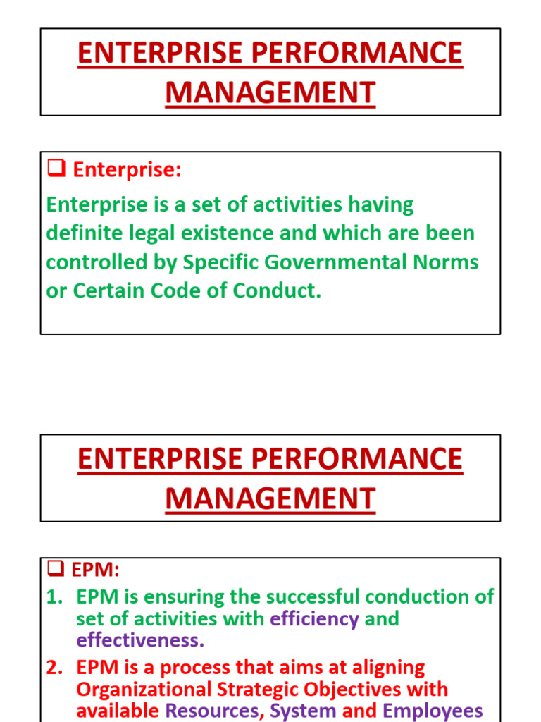 1 epm meaning pdf