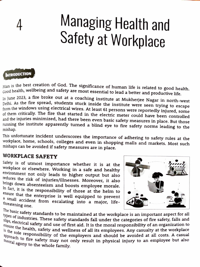 Managing Health and Safety at Workplace | PDF | Hazards | Occupational ...