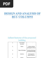 Design and Analysis of RCC Columns