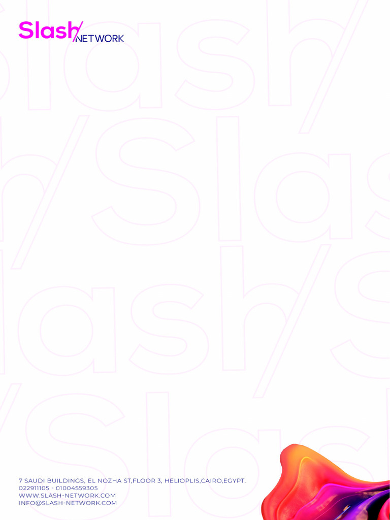 A4 Letterhead - Slash Network | PDF