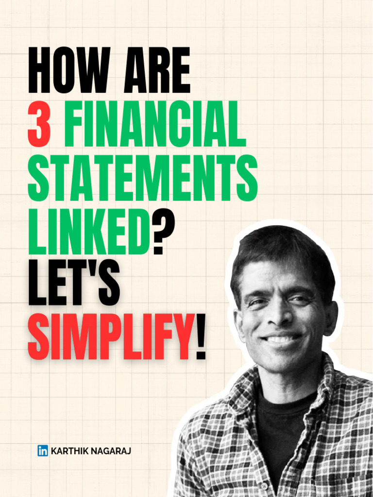 How are 3 Financial Statements Linked_ | PDF