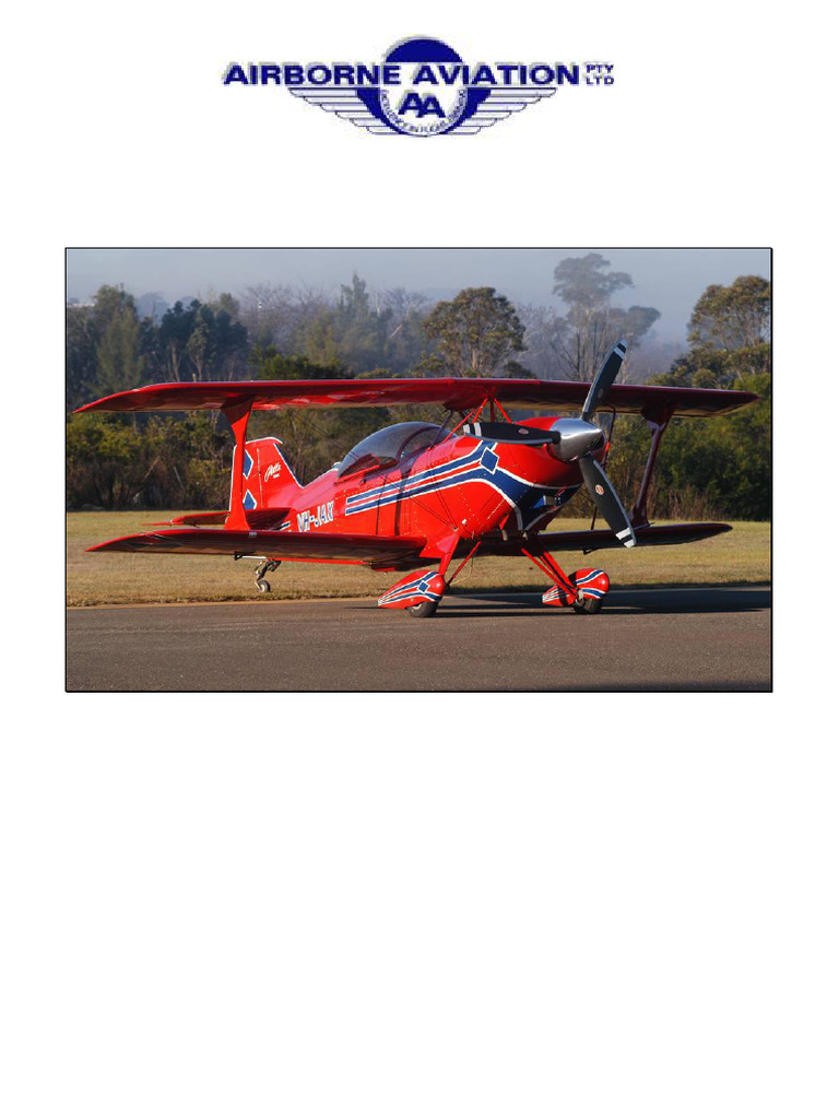 Pitts S-2C Aircraft Overview and Specs | PDF | Takeoff | Aerospace