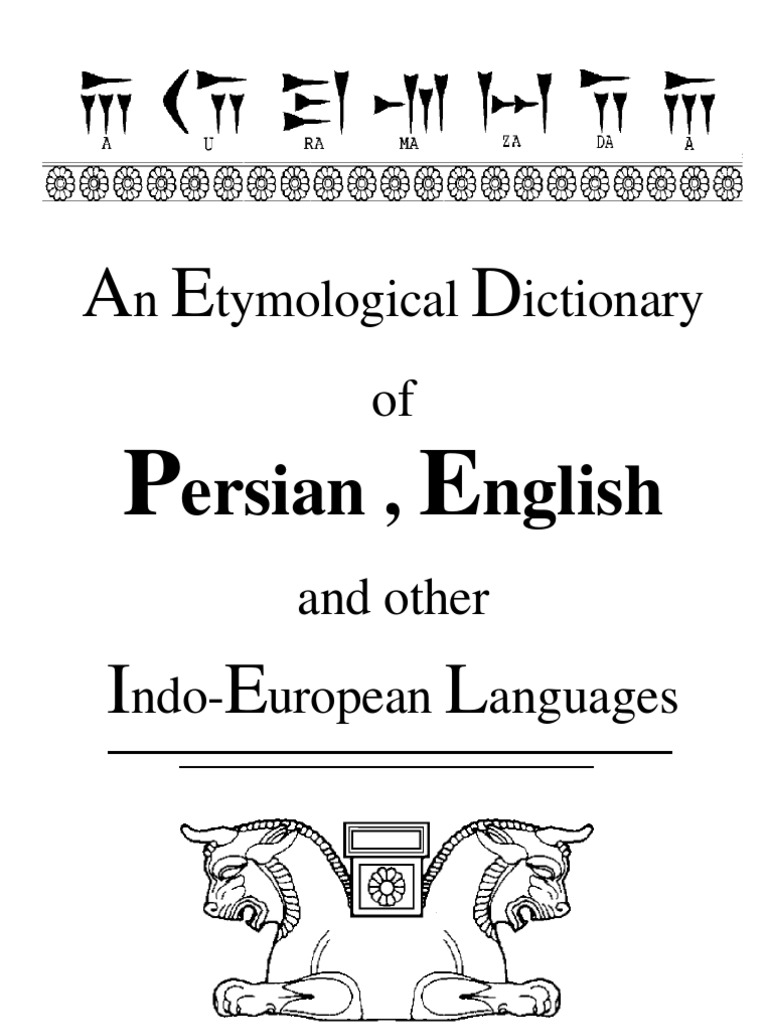 Etymological Dictionary Persian English