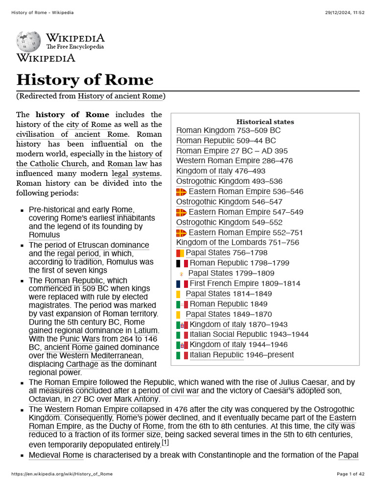 History of rome pdf roman republic ancient rome