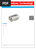 895 DC Motor Specifications and Details | PDF