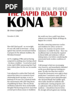 The Rapid Road to Kona, October 2006