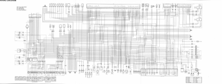 Honda Cbr1000rr 17-19 RA S1 S2 Wiring Diagram UK | PDF