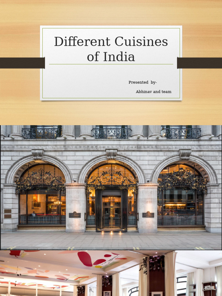 Indian Cuisine Highlights | PDF