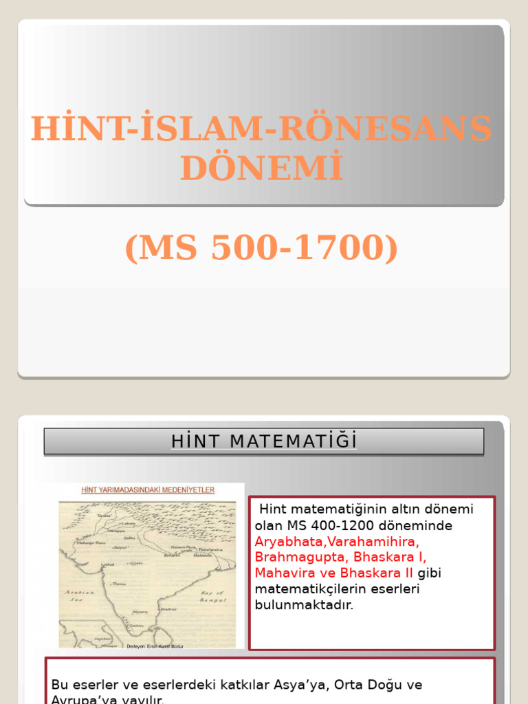 Ronesans Klasik Modern Matematik | PDF