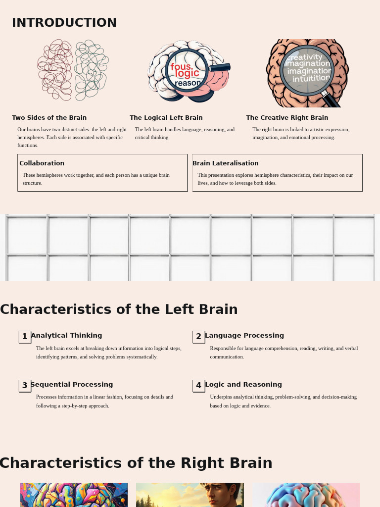 Understanding Brain Hemispheres' Roles | PDF | Lateralization Of Brain ...