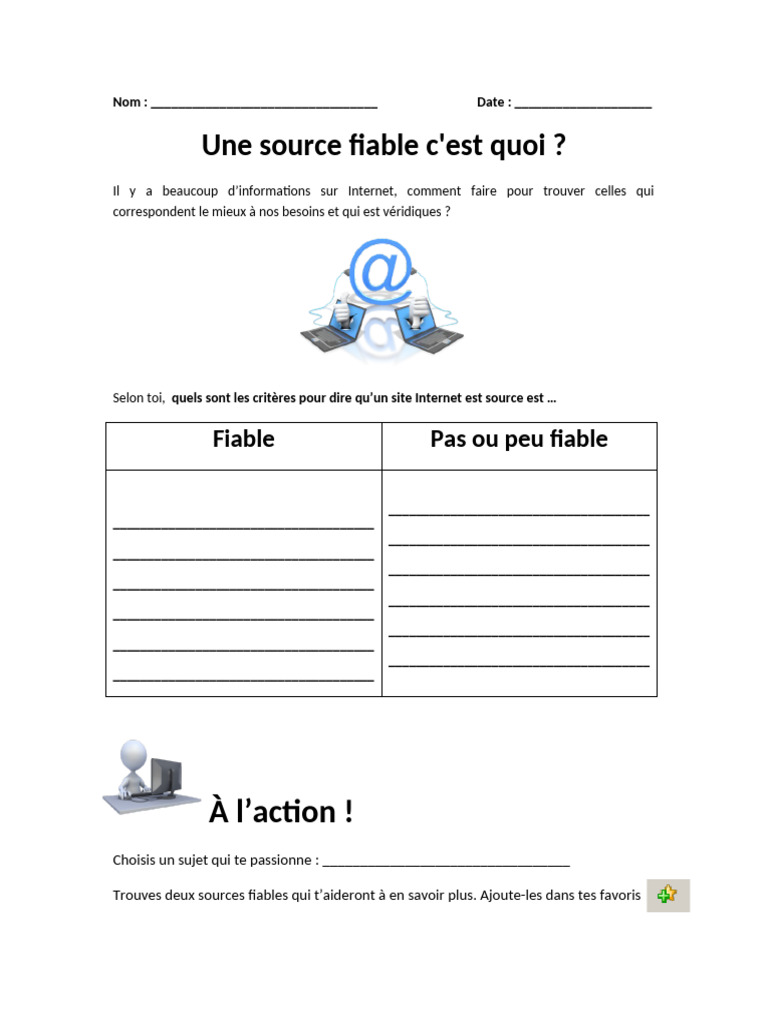 Évaluer la fiabilité des sources en ligne | PDF | Internet | Internet ...