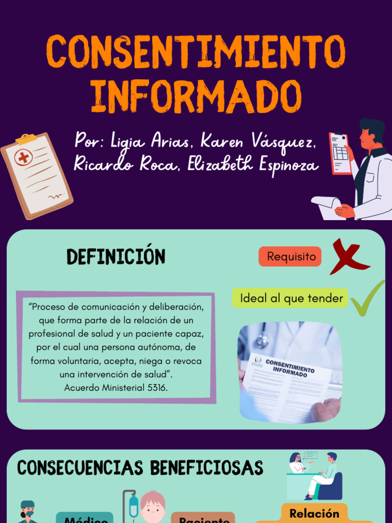 Consentimiento Informado en Salud Ecuador | PDF | Consentimiento ...