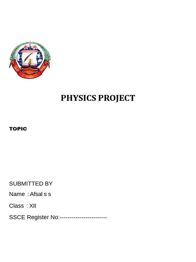 Class 12 Electromagnetic Induction Project | PDF