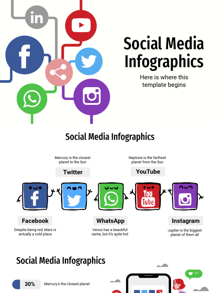 Copie de Social Media Infographics by Slidesgo | PDF | Planets | Solar ...