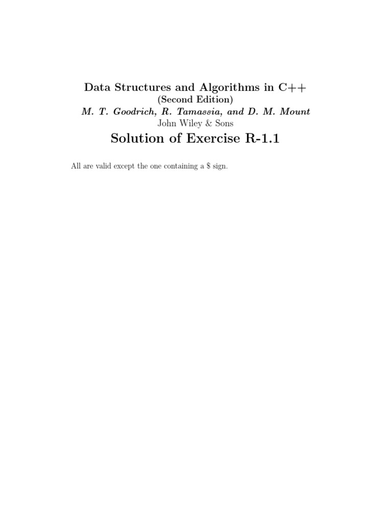 C++ Data Structures Solutions | PDF | Bit | C++