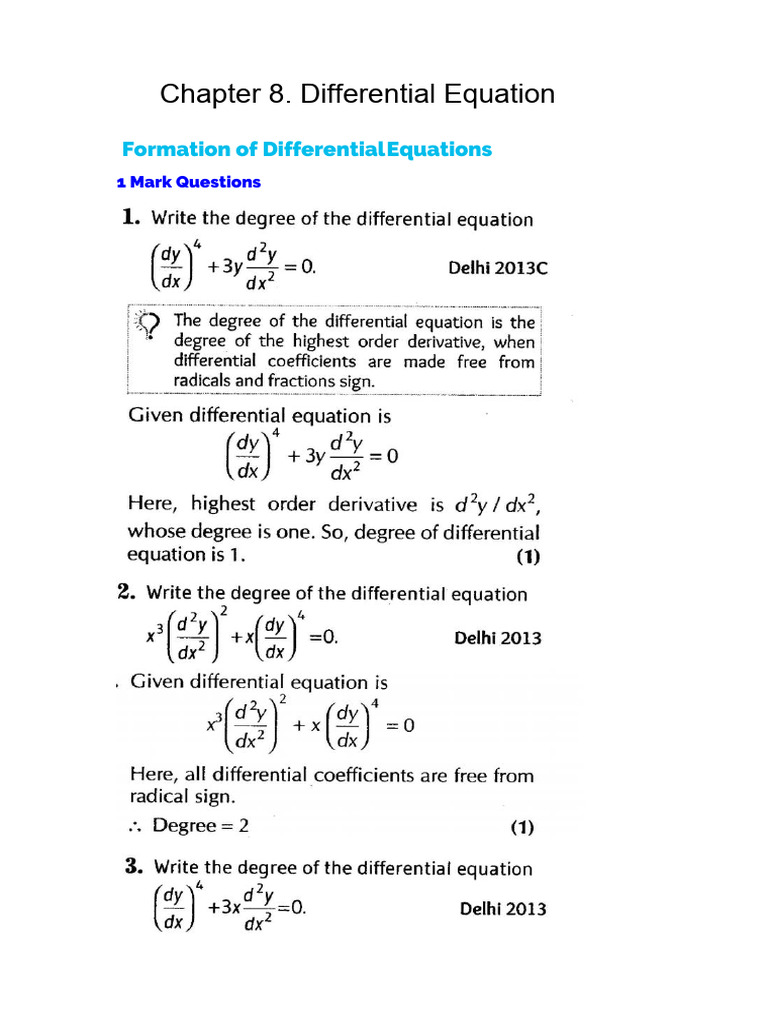 Diff Eqn | PDF