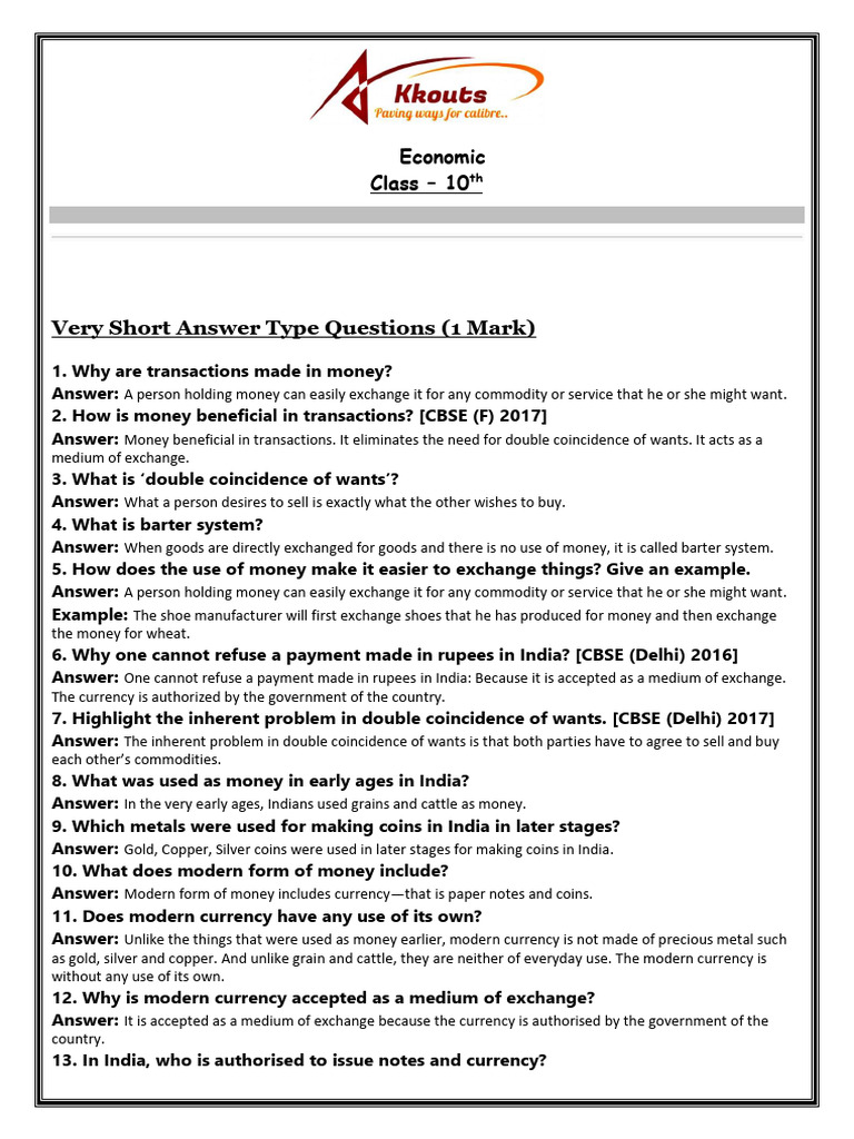 Money And Credit Pdf Loans Credit