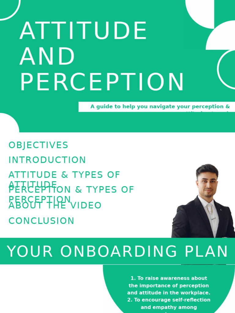 Workplace Attitude and Perception Guide | PDF | Attitude (Psychology ...