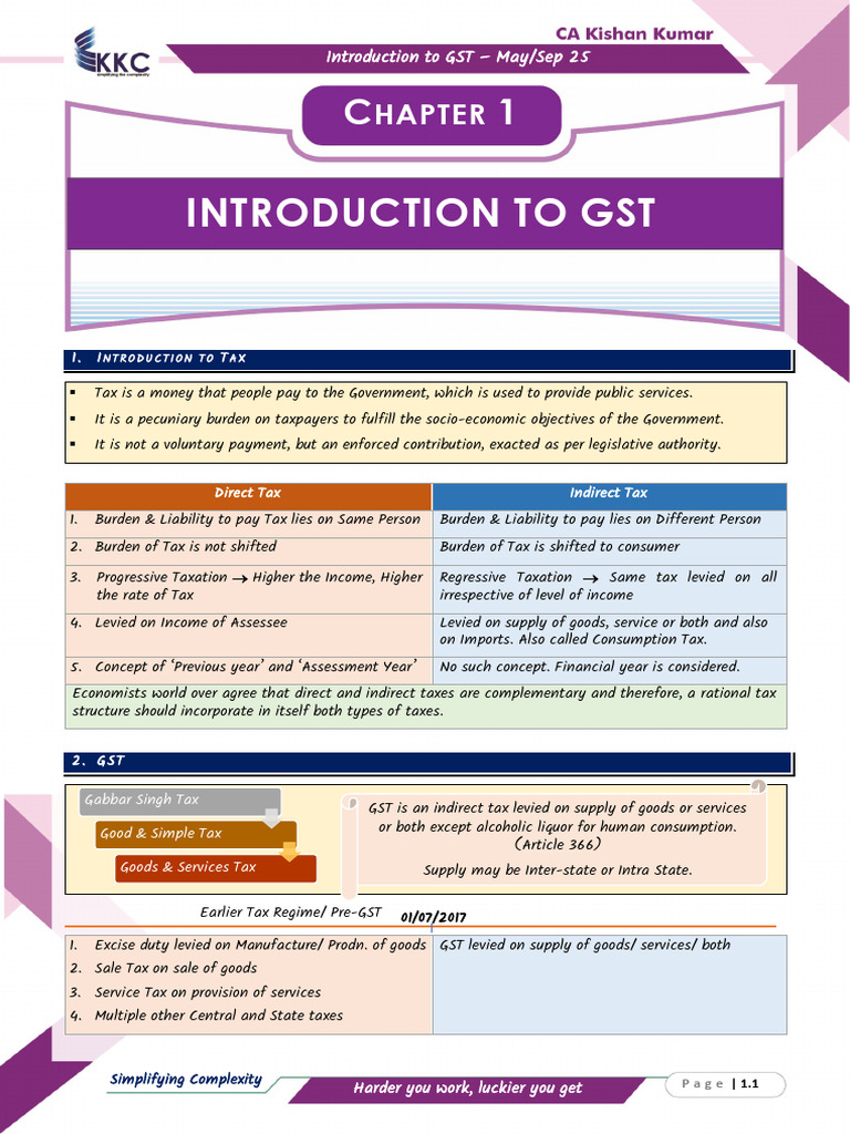 Understanding GST: Overview and Journey | PDF | Taxes | Value Added Tax