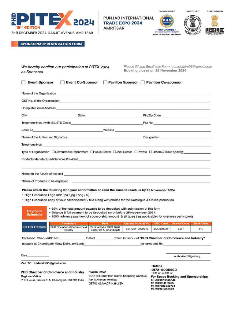 Sponsor Form | PDF
