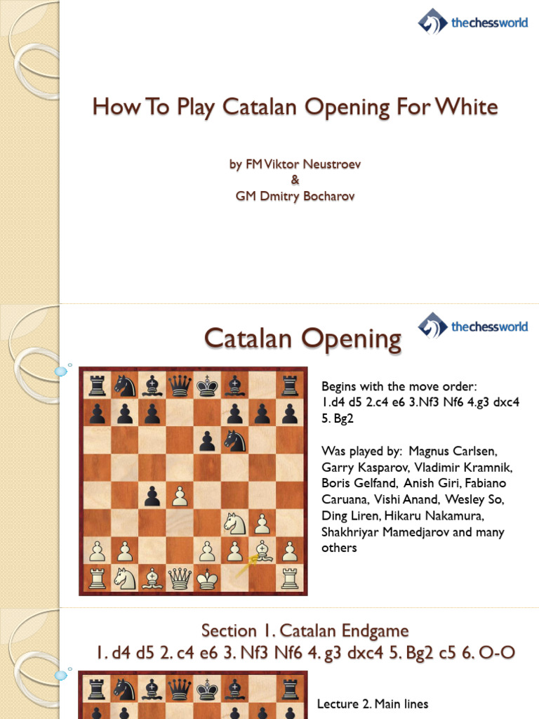Summary Complete Catalan | PDF | Chess Grandmasters | Chess Theory